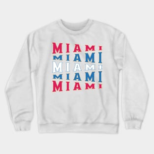 TEXT ART USA MIAMI Crewneck Sweatshirt